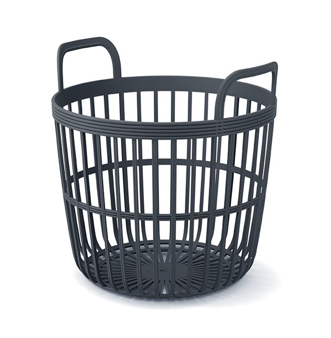 Kosz Zoe, Prosperplast, Antracytowy, 364 mm, 1 szt.