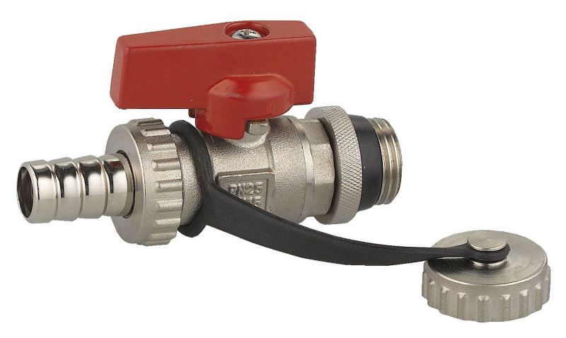 Zawór kulowy Ferro spustowy z uszczelką 12.7 mm 1 szt.