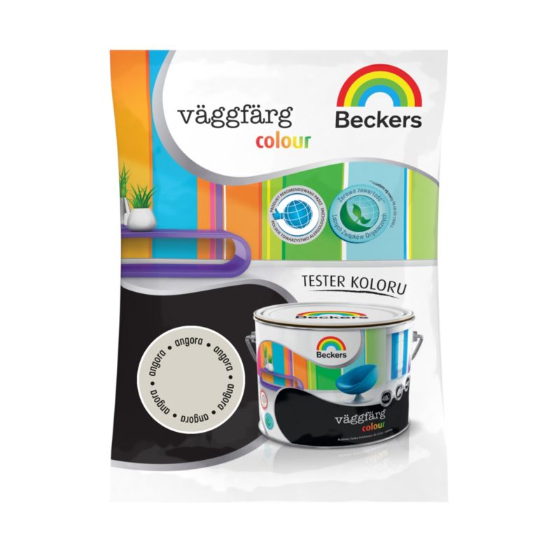 Tester farby kolorowej Beckers Vaggfarg Colour angora 0,05 l