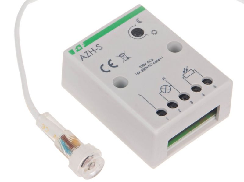 Automat zmierzchowy F&F natynkowy z sondą zewnętrzna 230V AZH-S 1szt.