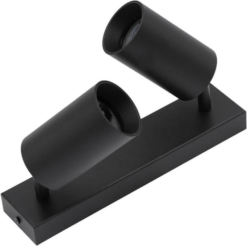 Kinkiet ścienny IdeaLED Qualis czarny 2 x GU10 x 40W IP20 wym: 26 x 6 cm - 1 szt.