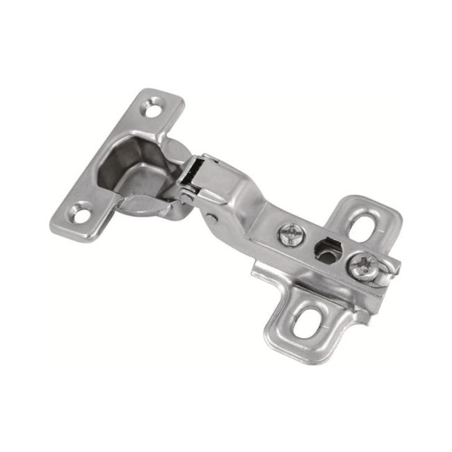 Zawias meblowy puszkowy 26 mm wygięcie 15 mm