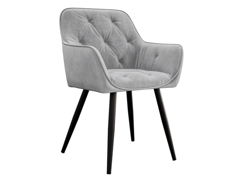 Krzesło MIRJAN 24 tapicerowane Nevada gołębi szary 1 szt.