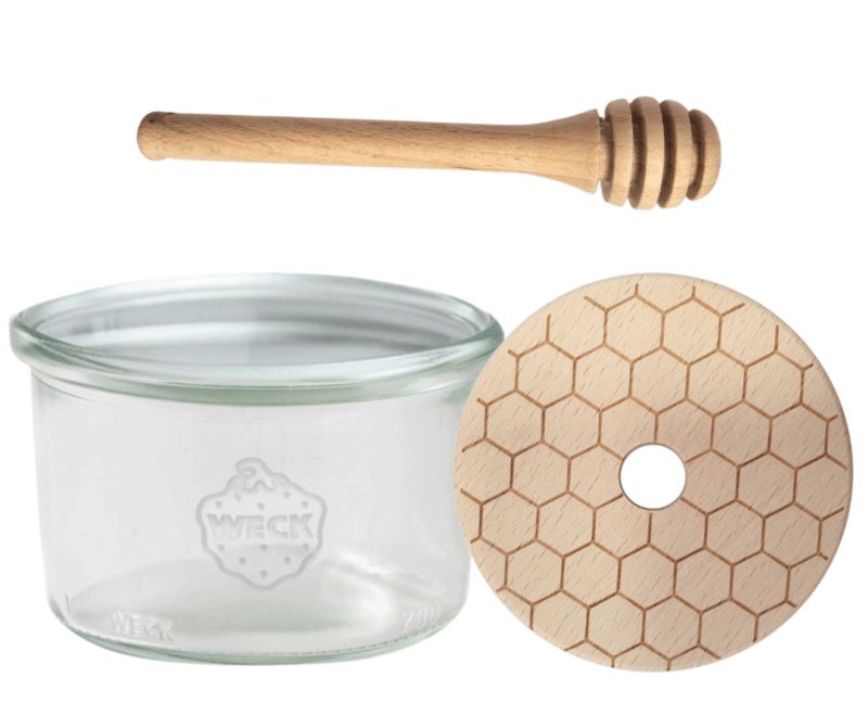 Słoik do miodu MODO24 Weck 200 ml fi 80 mold nabierak W3 1 kpl.