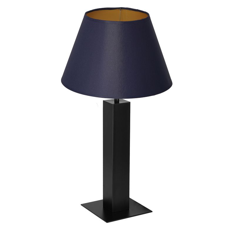 Lampa stołowa Luminex Table Lamps czarny mat-granatowy-złota 1 x E27 x 15W IP20 wym: 56 x 30 x 30 cm metal - 1 szt.