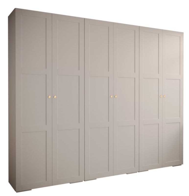 Szafa przesuwna Garderoba Abiks MANHATTAN RYFEL 10 300 biały 1 szt.