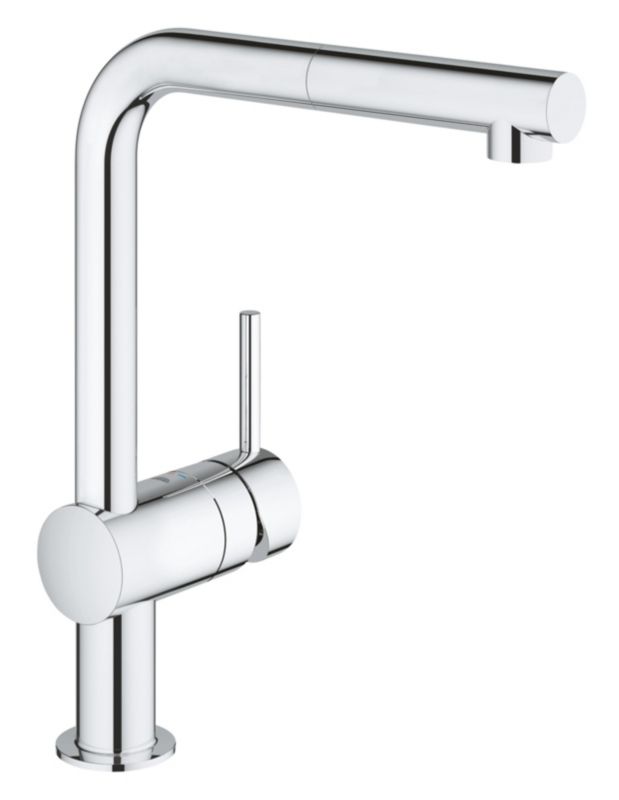 Bateria kuchenna Grohe Minta starlight chrome wyciągana jednouchwytowa 360 1 szt.