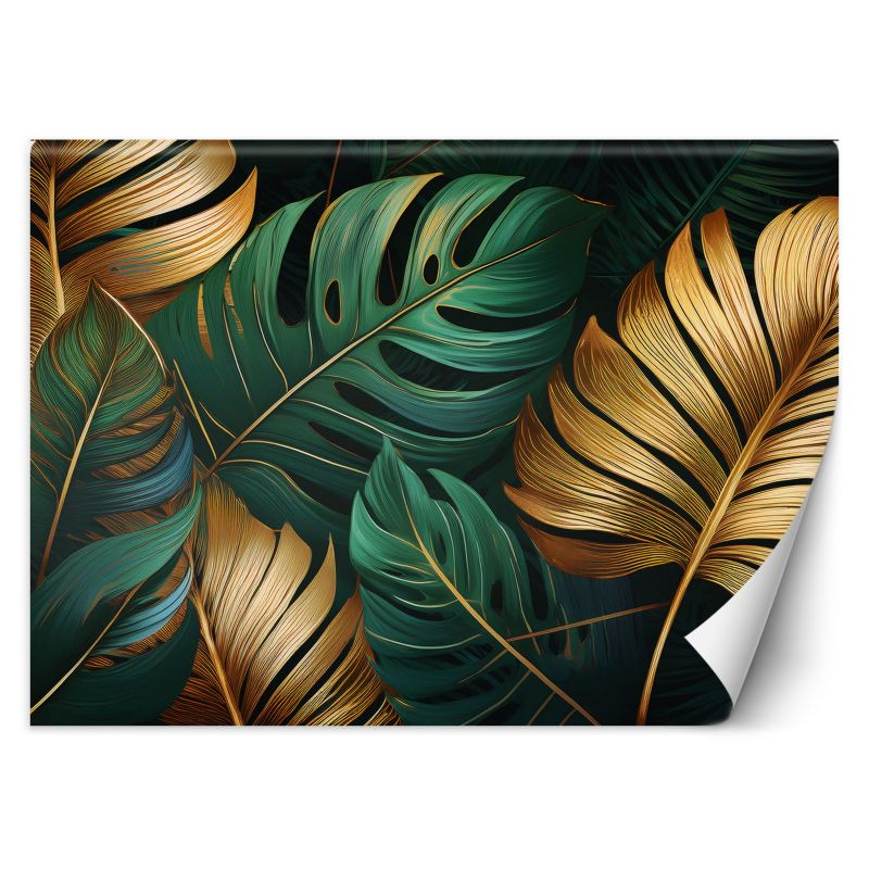 Fototapeta Feeby Złote I Zielone Liście Monstery 250x175 1 szt