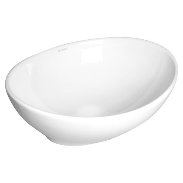 Umywalka nablatowa Kerra KR-707 biała 1 szt.