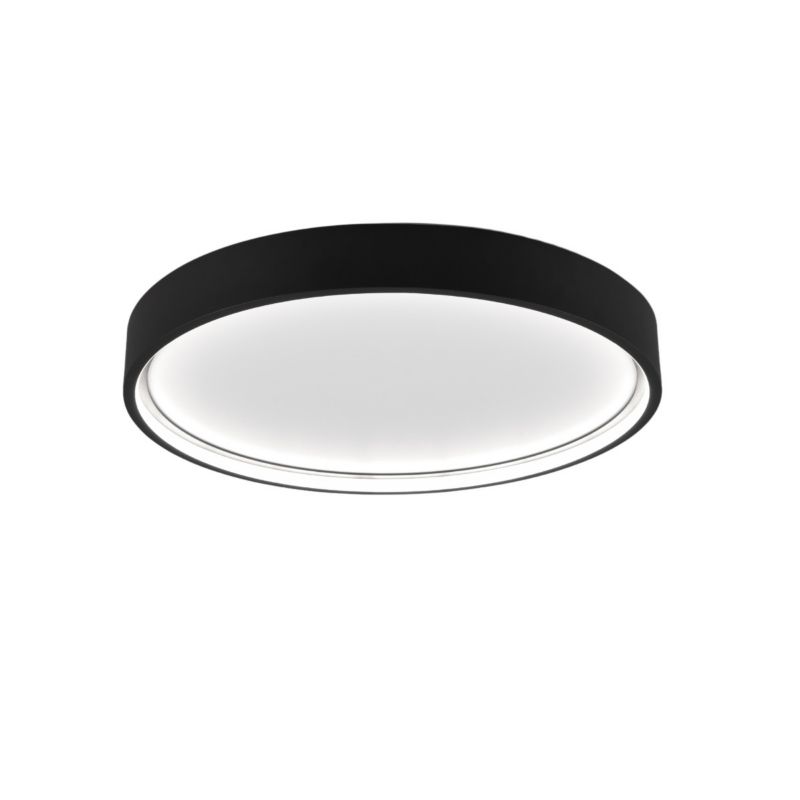 Plafon sufitowy lampa Trio Doha czarno-biały LED 29W 2300K/3000K/4000K 3260lm IP20 wym: 5,5 x 45 x 45 cm metal - 1 szt.