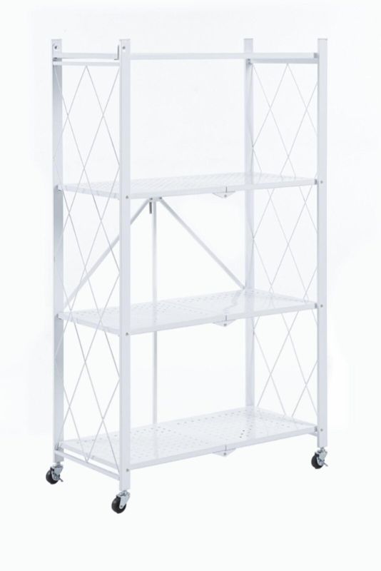Regał metalowy Lema biały loftowy na kółkach do sypialni garderoby przedpokoju INTESI 1 szt.
