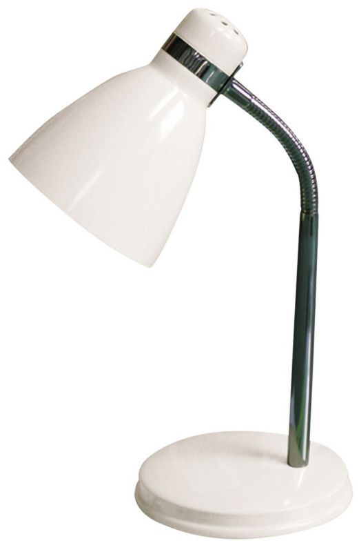 Lampa biurkowa Rabalux Patric biała 1 x E14 x 40W IP20 wym: 32 x 22 x 22 cm metal - 1 szt.