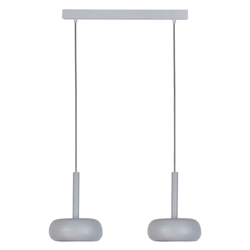 Lampa wisząca Sigma Lighting Otto 9448 szara do kuchni 2xGX53 x 1 szt.