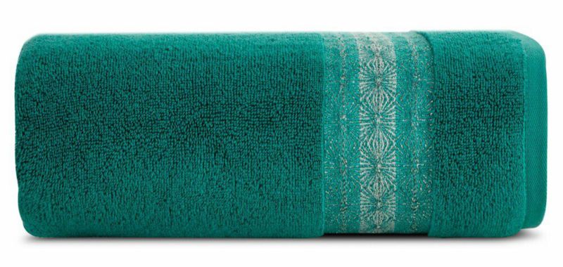 Ręcznik Kąpielowy Malika EUROFIRANY 70X140 Cm Turkusowy 1 szt.