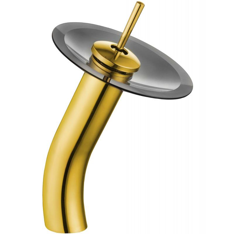 Bateria umywalkowa wysoka Mexen Niagara złota 1 szt.