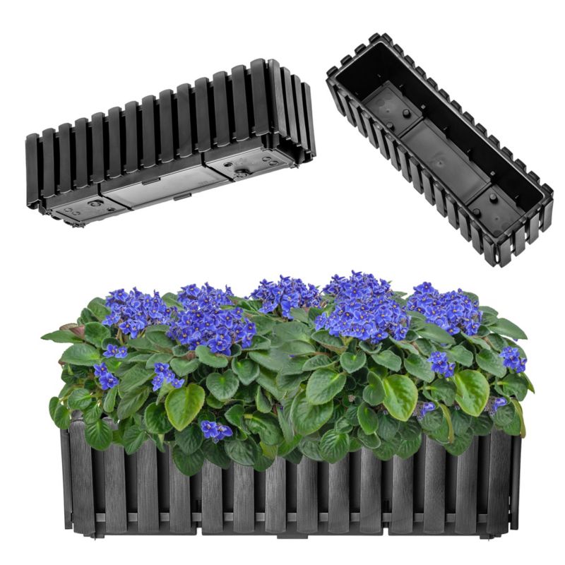 Donica KADAX Skrzynka Balkonowa 58cm Antracyt 1szt.