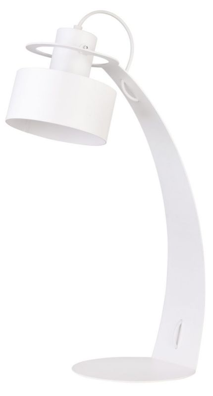Lampka stołowa Sigma Lighting Rif biała 1 x E27 x 15W IP20 wym: 52 x 18 x 25 cm metal - 1 szt.