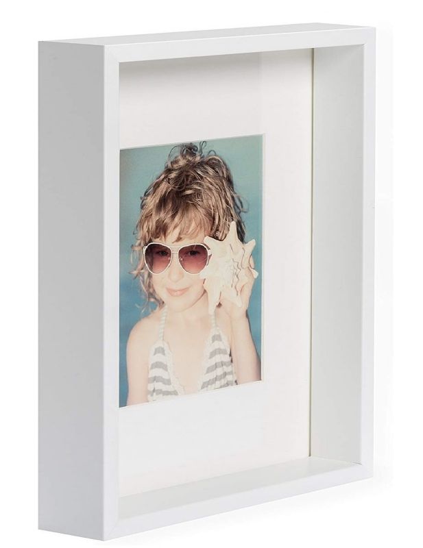 Ramka na zdjęcie BD art Box głęboka 21x30 cm z Passe-partout biała 1 szt.