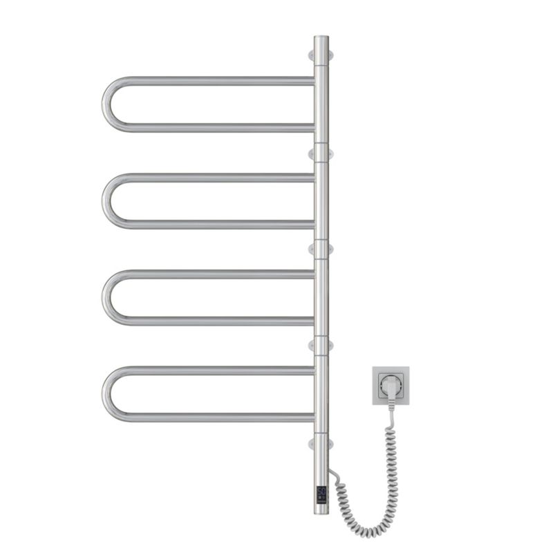 Grzejnik elektryczny Thermoval TVX 101,8x49,3 cm 110W inox z programatorem, 1 szt.