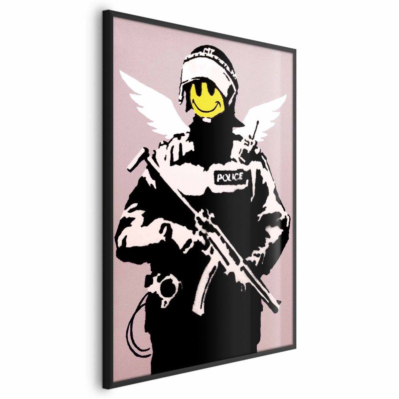 Plakat Artgeist Policjant 60x90 cm z ramą czarną 1 szt