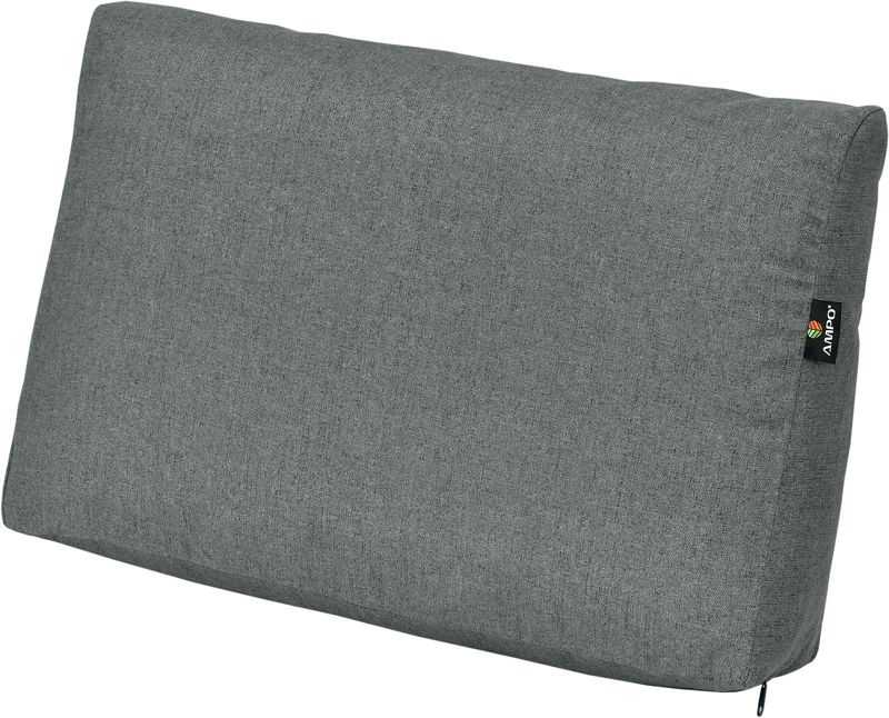 Poduszka na fotel ogrodowy oparcie AMPO wodoodporna szary 1 szt.