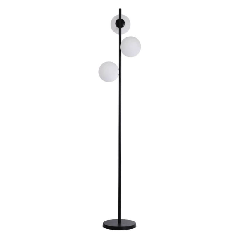 Lampa podłogowa stojąca Light Prestige Dorado czarno-biała 3 x E14 x 40W wym: 160 x 30 x 30 cm - 1 szt.