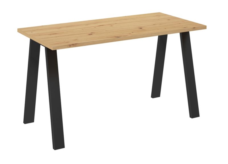 Stół do jadalni metalowe nogi Bonni Kleo 138x67 Dąb Artisan 1 szt.