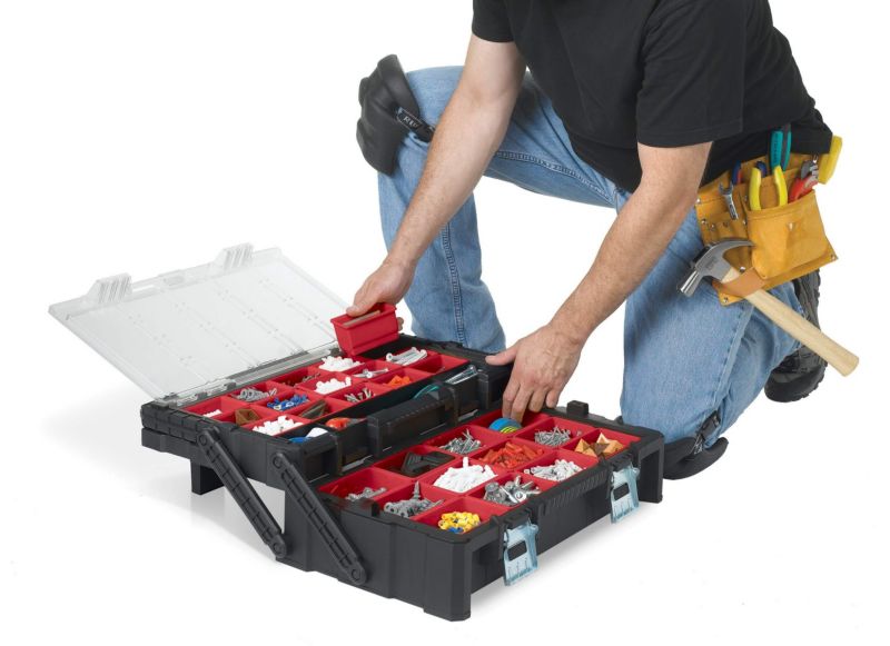 Organizer narzędziowy Keter Cantilever Duo M 27 pojemników 57,2x30,7x16,7 cm 1 szt