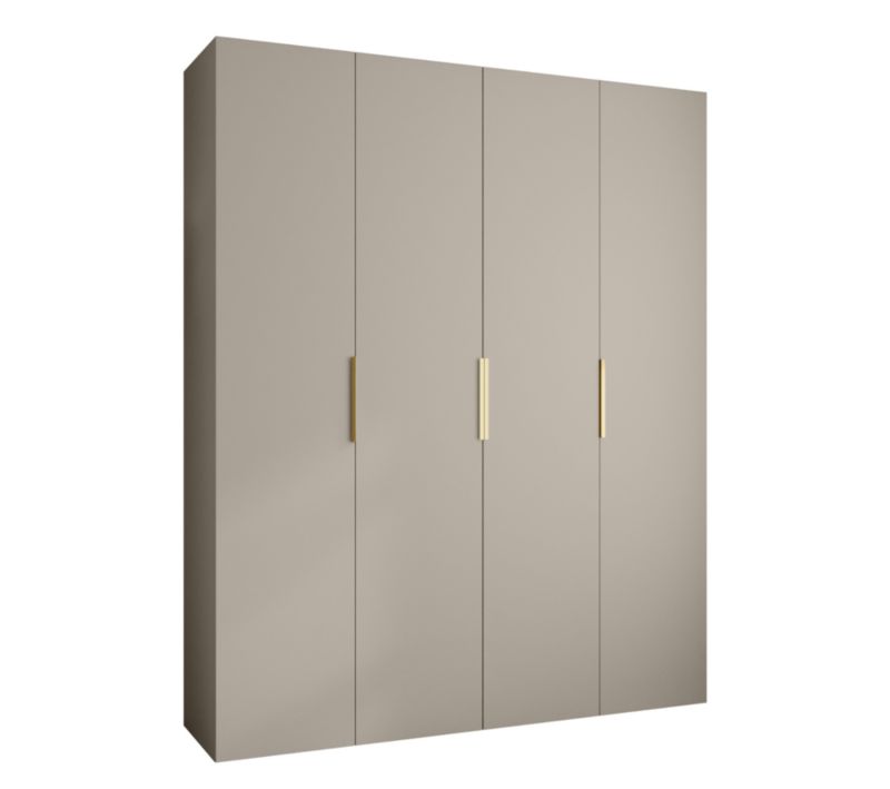 Szafa uchylna Garderoba COMO 4 200 (kaszmir/złoty)