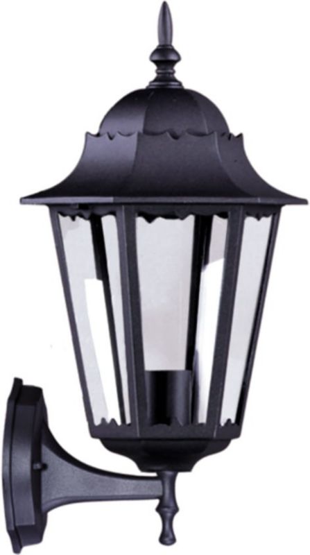 Kinkiet ścienny zewnętrzny Kaja Lozana czarny 1 x E27 x 60W IP44 wym: 44 x 22 x 22 cm - 1 szt.