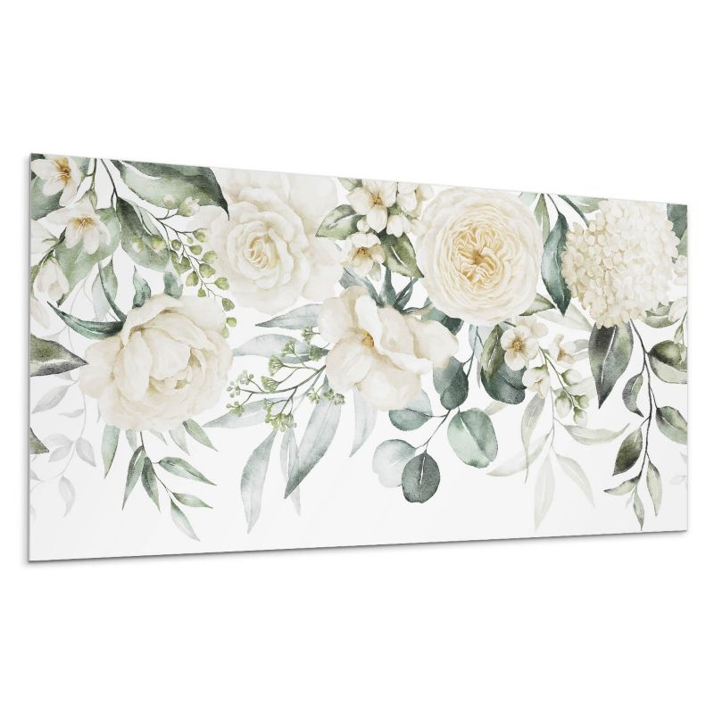 Panel samoprzylepny Wallfluent 100x50 cm Florystyczny design z liściastym akcentem 1 szt.
