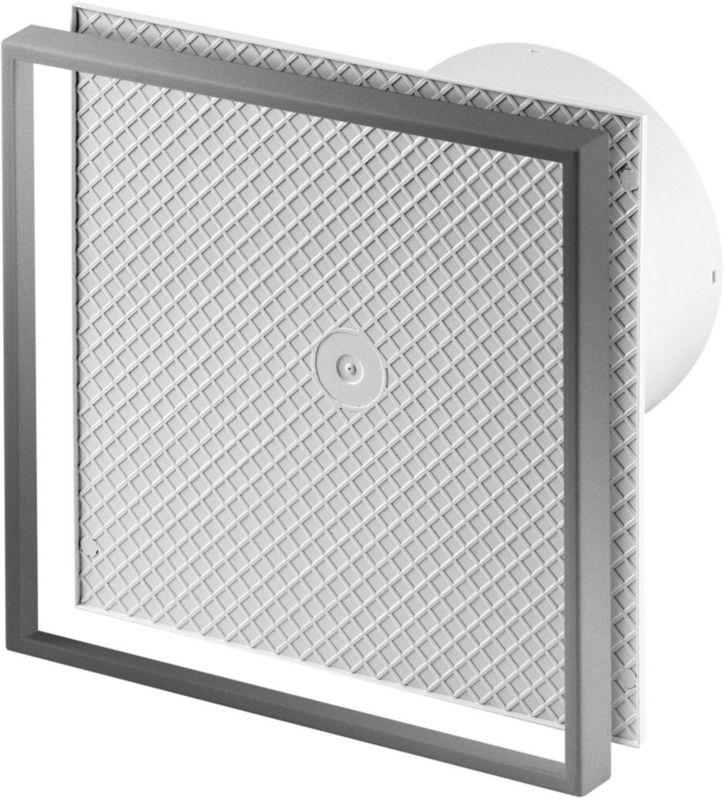 Panel ozdobny Awenta System+ srebrny 17,7x17,7 cm montaż na zatrzask 1 szt.