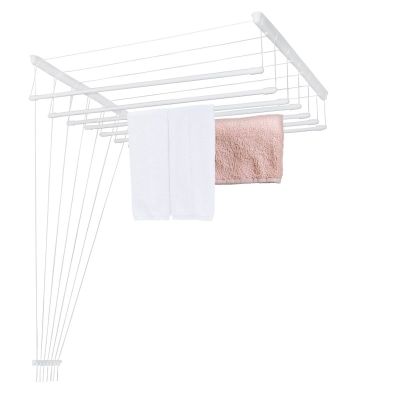Suszarka sufitowa Rodeno 7 prętów 180 cm biała 1 szt.
