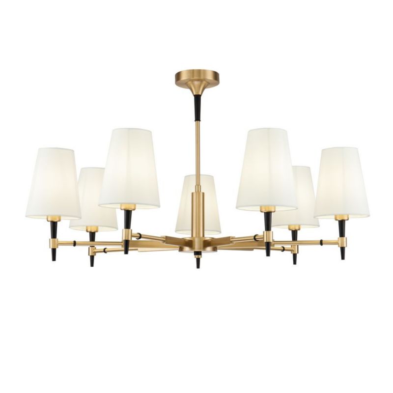 Żyrandol Maytoni Zaragoza 7235 mosiężno-złoty styl klasyczny 7xE14 x 40W 1 szt.