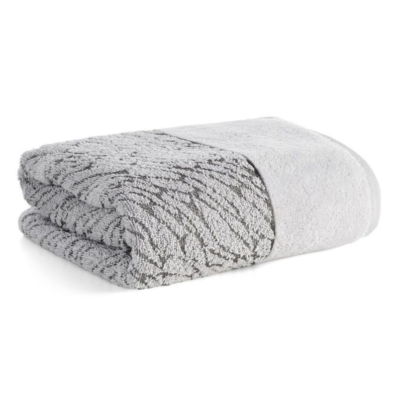 Ręcznik Nola Eurofirany Bawełniany Srebrny 50X90 Cm 1 Szt.