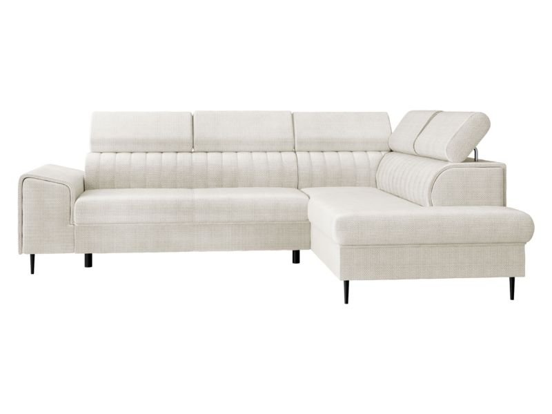 Narożnik z funkcją spania MIRJAN 24 Kadurin prawy z funkcją spania śmietankowy 1 szt.