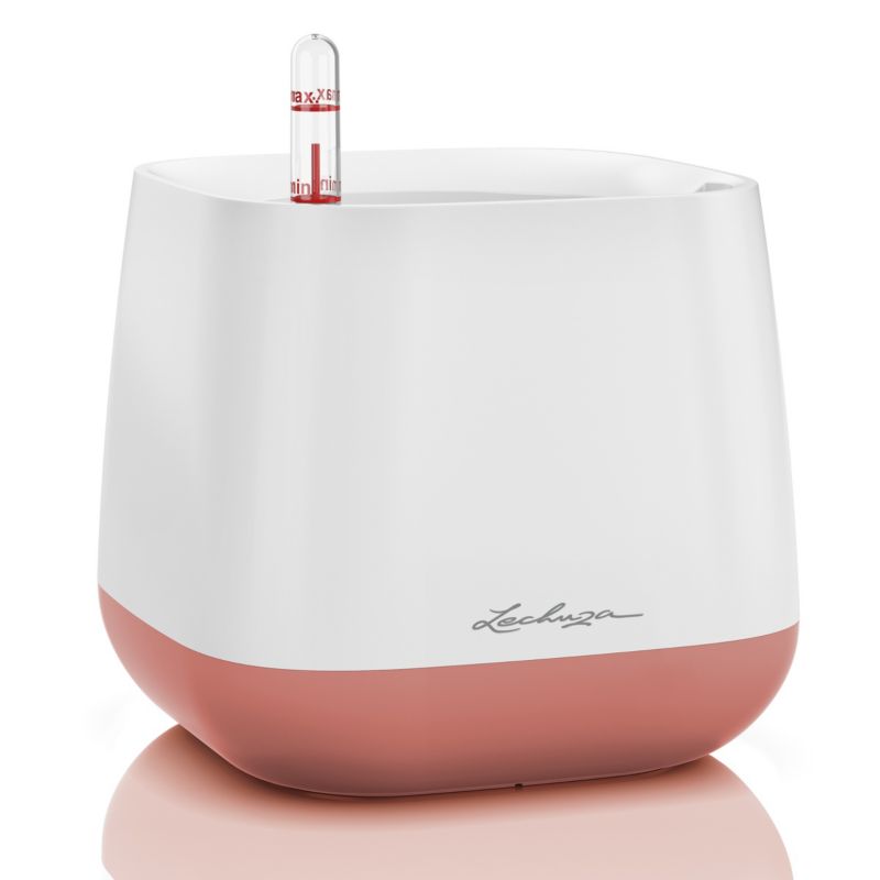 Doniczka Lechuza Do Domu Ogrodu YULA biało-złoto perłowy 1 szt