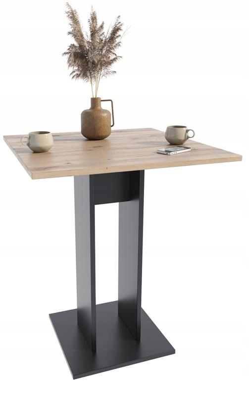 Ława Matkam stolik JULA 70x70 cm Per artisan-czarny 1 szt.