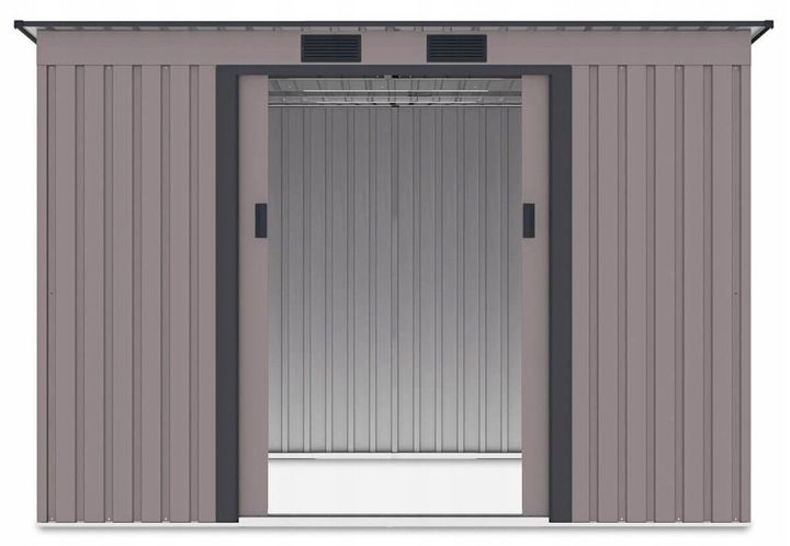 Domek Ogrodowy Hardmaister Narzędziowy Metalowy OREGON 261x181cm Mały Schowek 1 szt