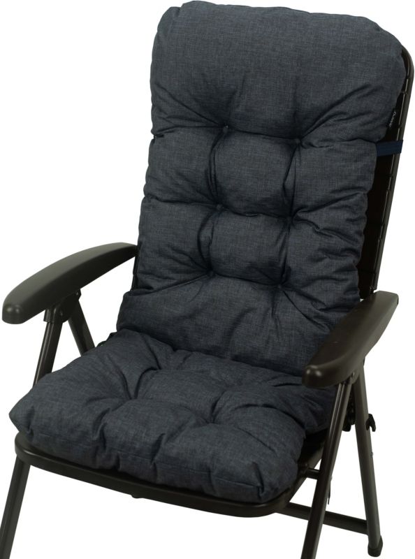 Poduszka na krzesło ogrodowe fotel AMPO granatowy UV 1 szt.