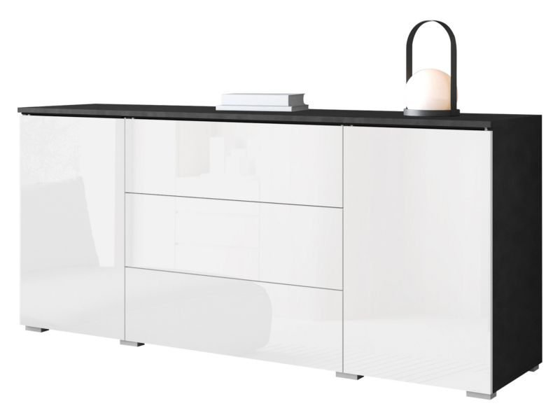 Komoda MIRJAN 24 Vera 150 matera / biały połysk 1 szt.