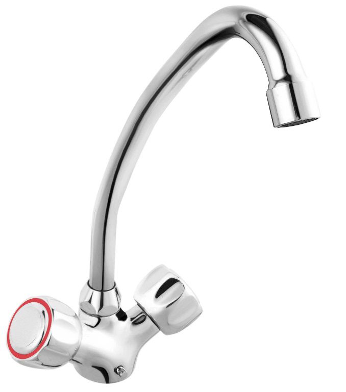 Bateria zlewozmywakowa Ferro STANDARD stojąca chrom LUX 1 szt.