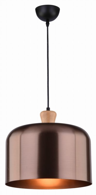Lampa wisząca Candellux Dictoria czarno-brązowa wym: 125 x 30 x 30 cm 1xE27 x 40W 1 szt.