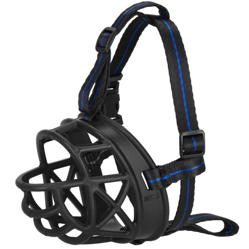 Kaganiec fizjologiczny dla psa Springos rozm. XXL regulowany anatomiczny czarny 1 szt.