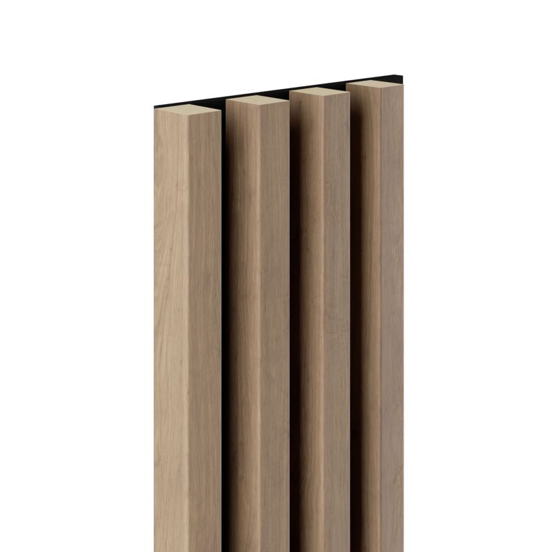 Lamel ścienny na czarnym filcu 4L Marbet Design WOODLINE MAXI 2700x177 Dąb Saragossa 1 szt.