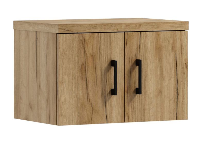 Szafka łazienkowa wisząca pod umywalkę MARKUS 50 dąb craft złoty 1 szt.