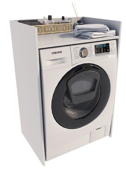 Szafka na pralkę Matkam słupek TS Per biały 1 szt.