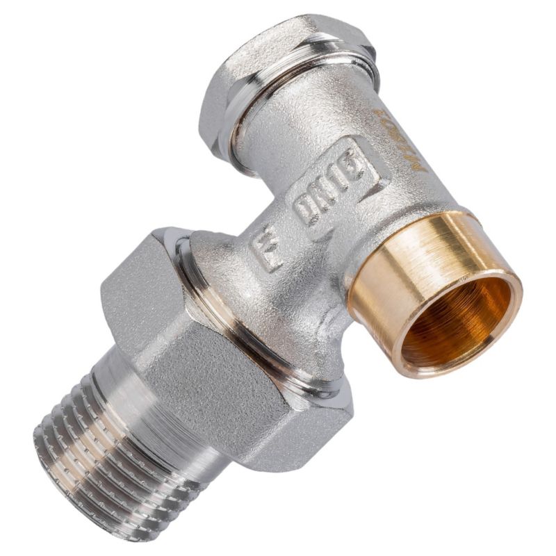 Zawór powrotny Ferro 12.7 mm kątowy do wlutowania 1 szt.