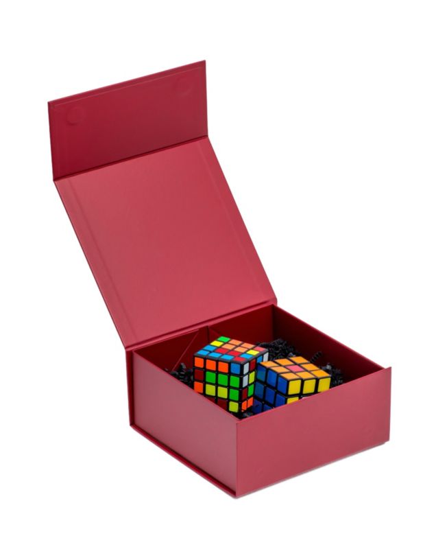 Pudełko Magnatyczne Neopak Bordowe 200x200x90mm Pudełko Na Magnes Ozdobne 1 szt.