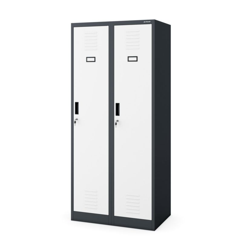 Szafa metalowa socjalna Jan Nowak Kacper 180x80x50 cm antracytowo-biała 1 szt